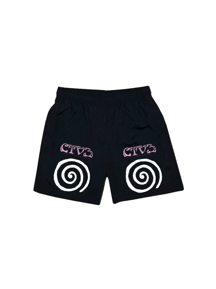 CTV3 SWIM TRUNKS, BLACK