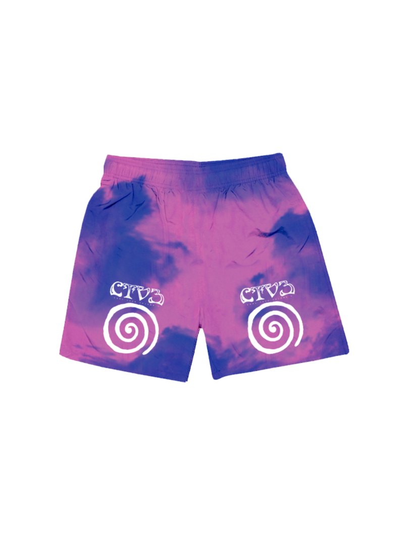 CTV3 SWIM TRUNKS, TIE DYE